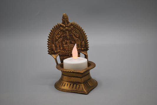 Brass votive tealight holder