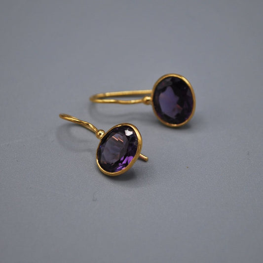 Mini oval drop earrings - alix