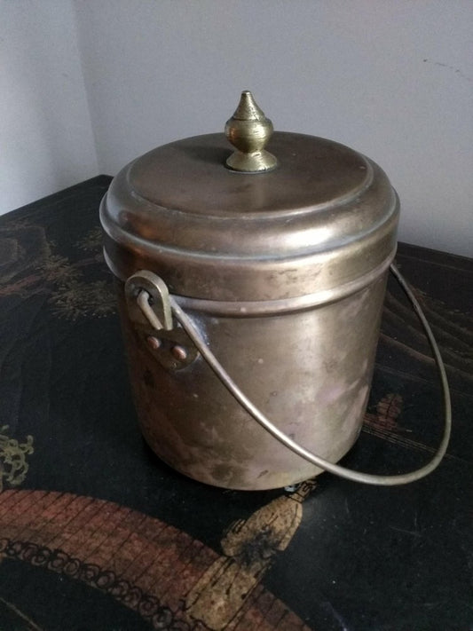 Brass lentil pot