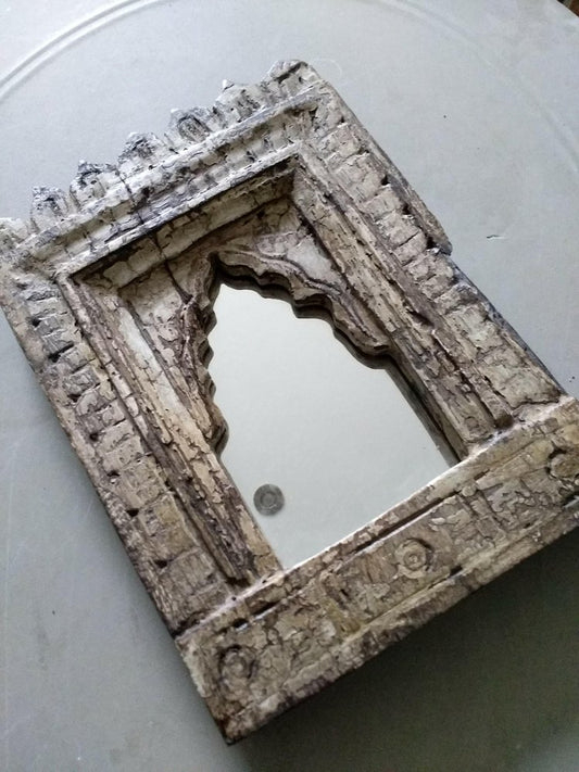 Shrine mirrors – hand carved wood