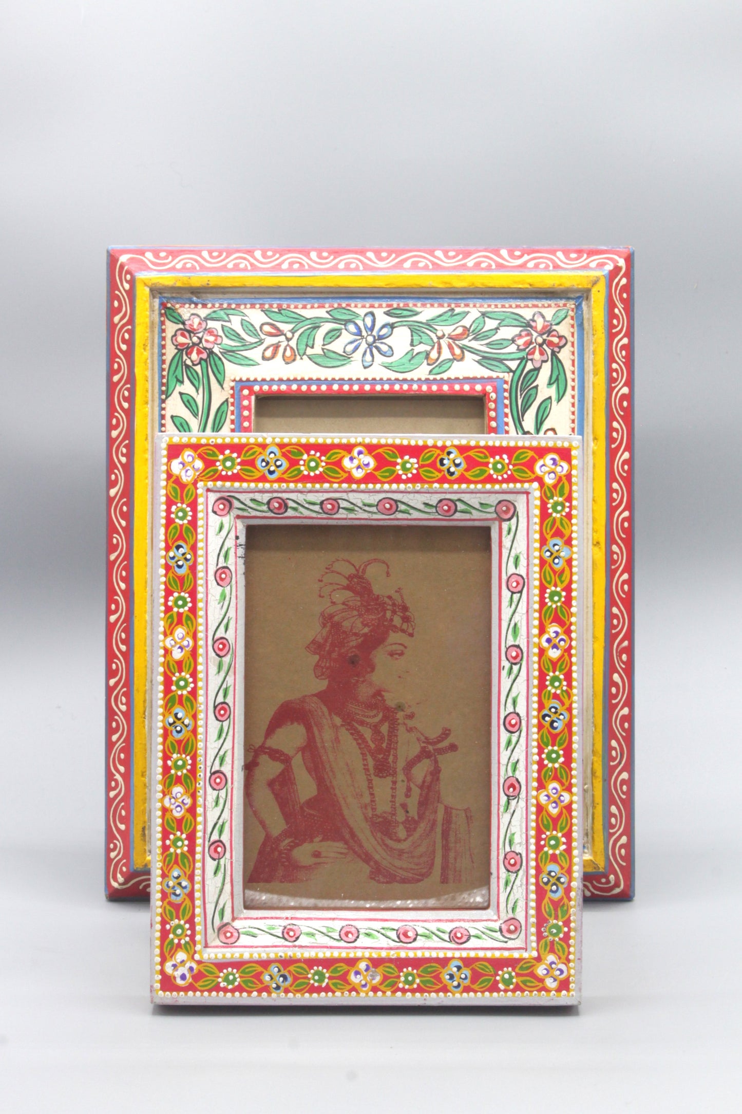 Handpainted wooden frame - Large