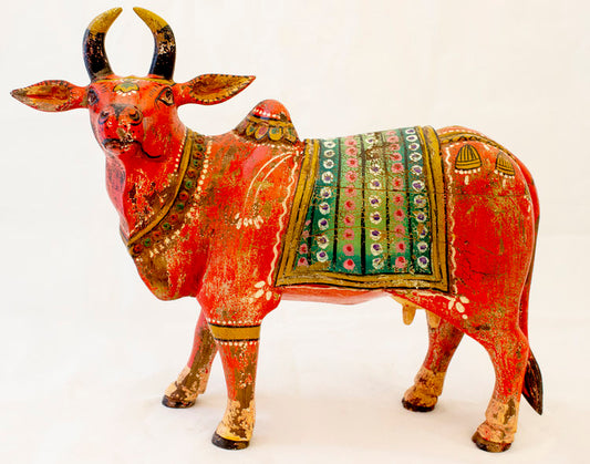Hand painted cow