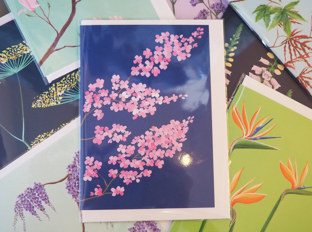 Stengun botanical greetings cards