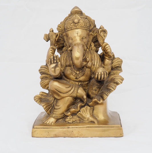 Brass Ganesh statue