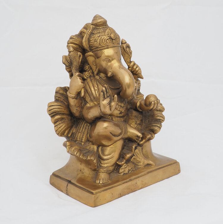 Brass Ganesh statue
