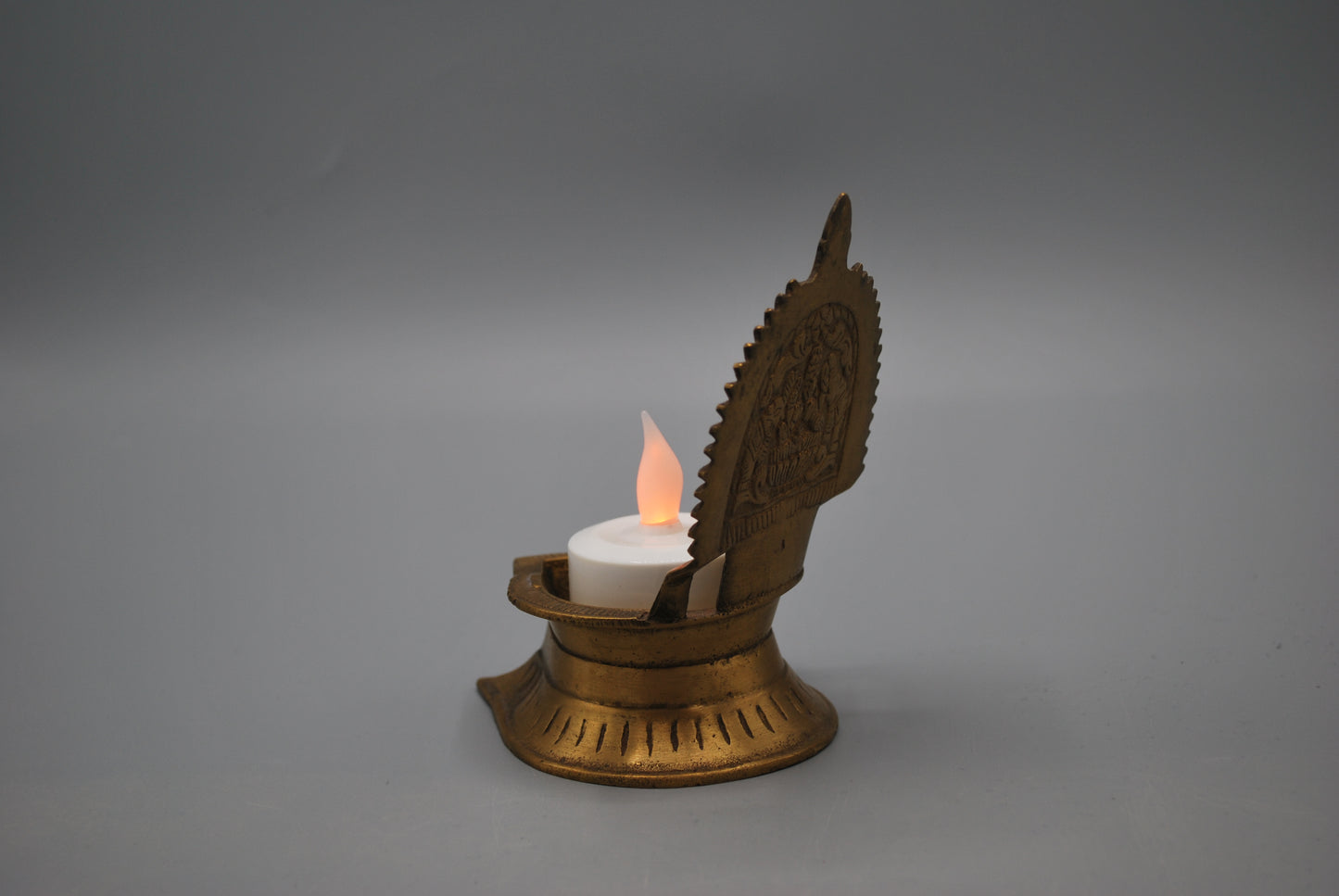 Brass votive tealight holder