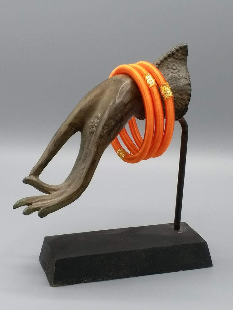 Set of 3 Silk Sari Bracelets