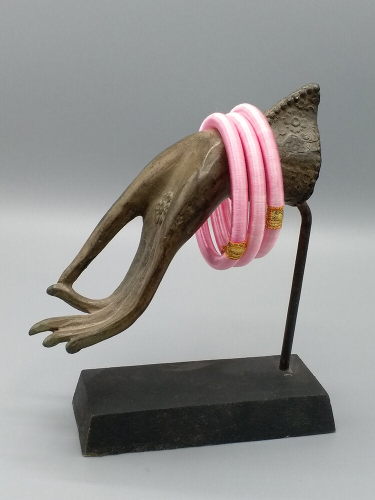Set of 3 Silk Sari Bracelets