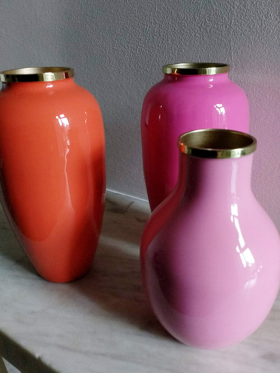 Handmade Enamel Vase