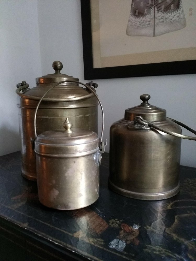 Brass lentil pot