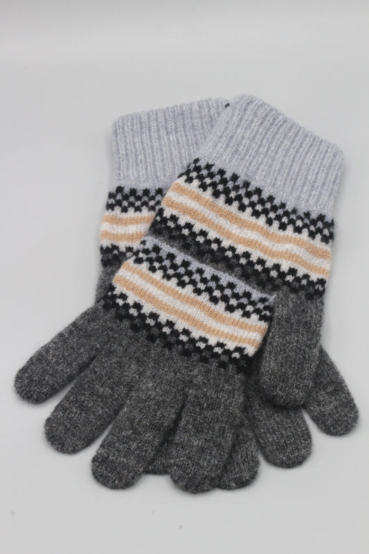 Patterned gloves - Fossil