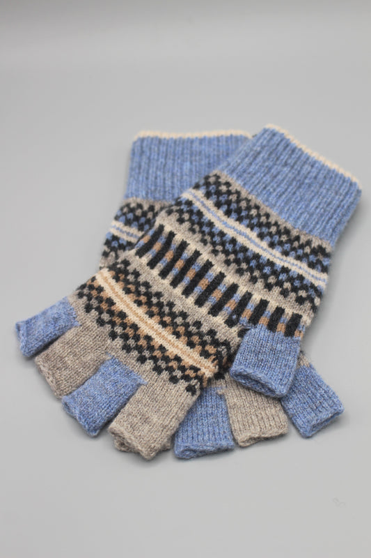 Fingerless gloves - Fossil