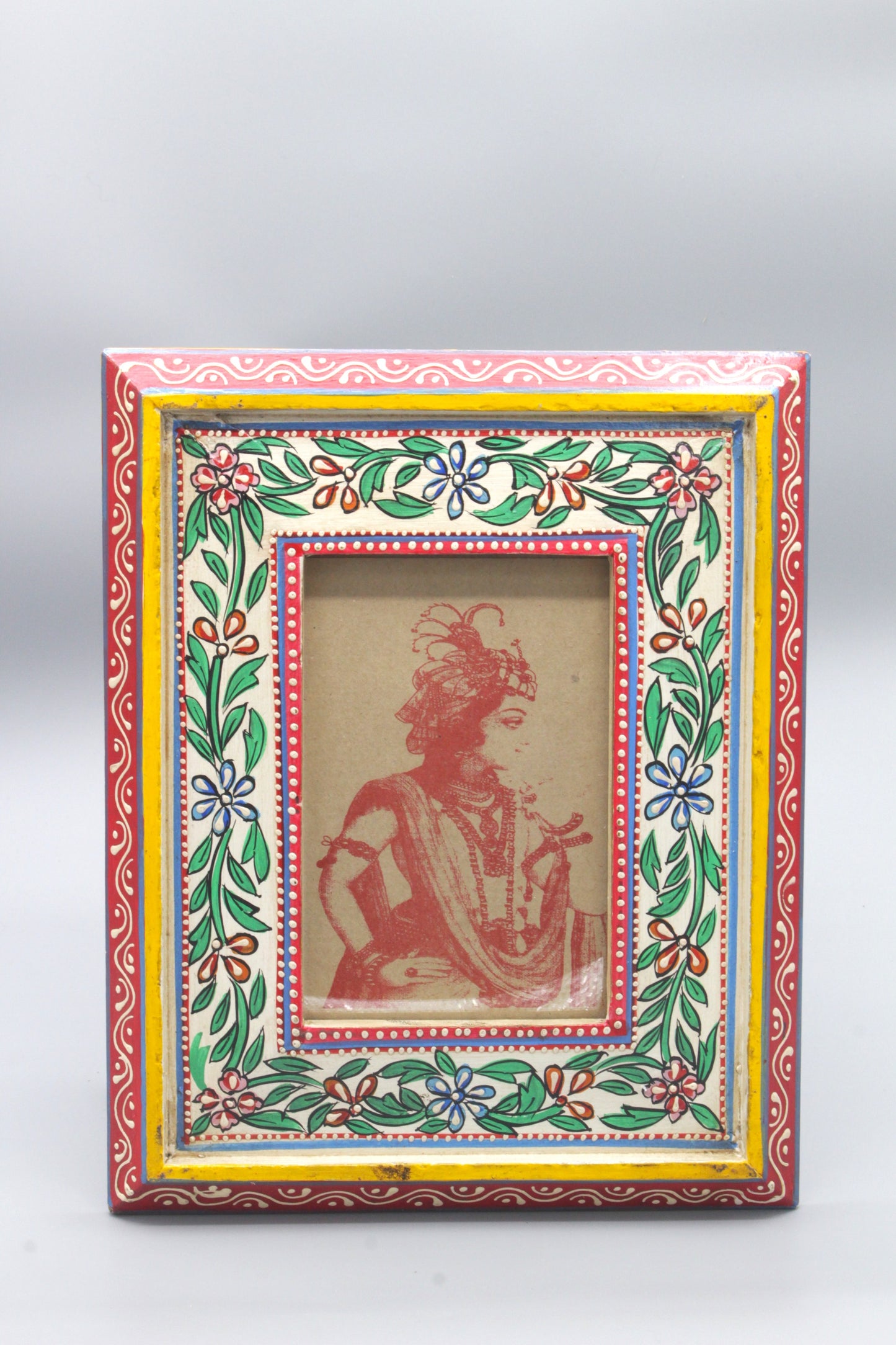 Handpainted wooden frame - Large