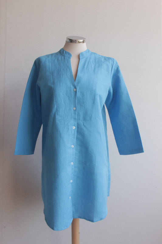 French kurta - turquoise