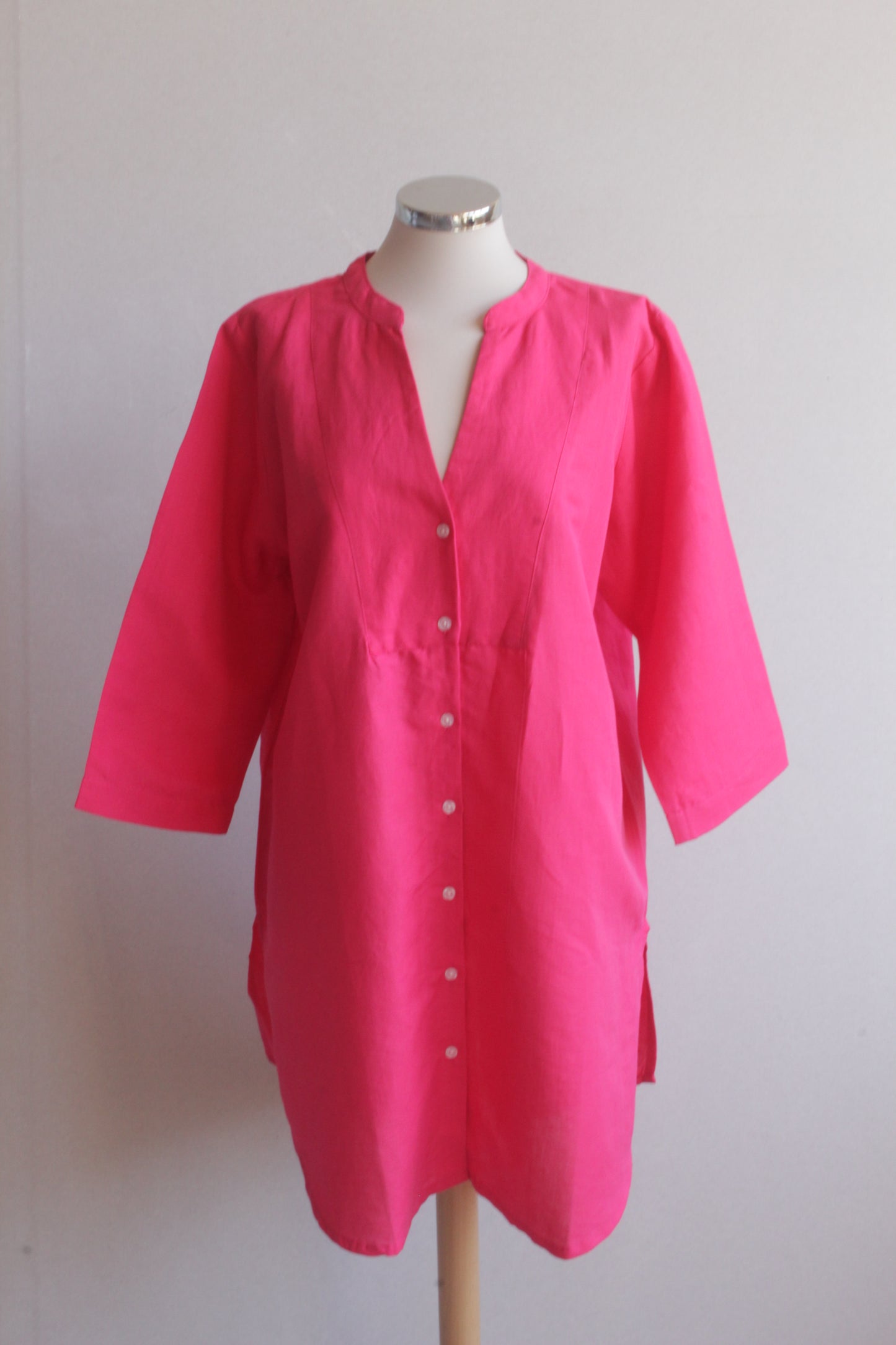 French kurta - tani pink