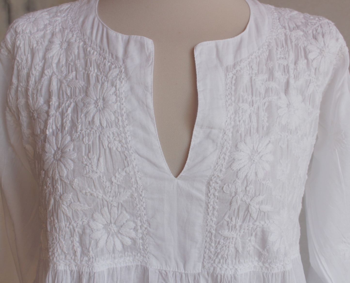 Tracey long cotton tunic