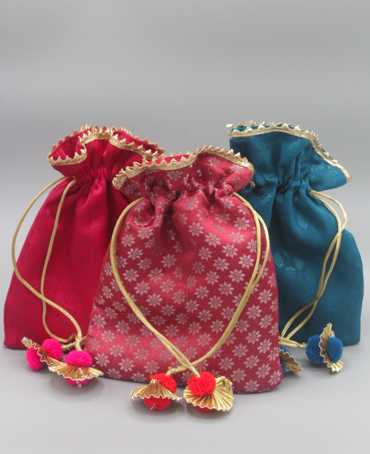 Brocade gift bags