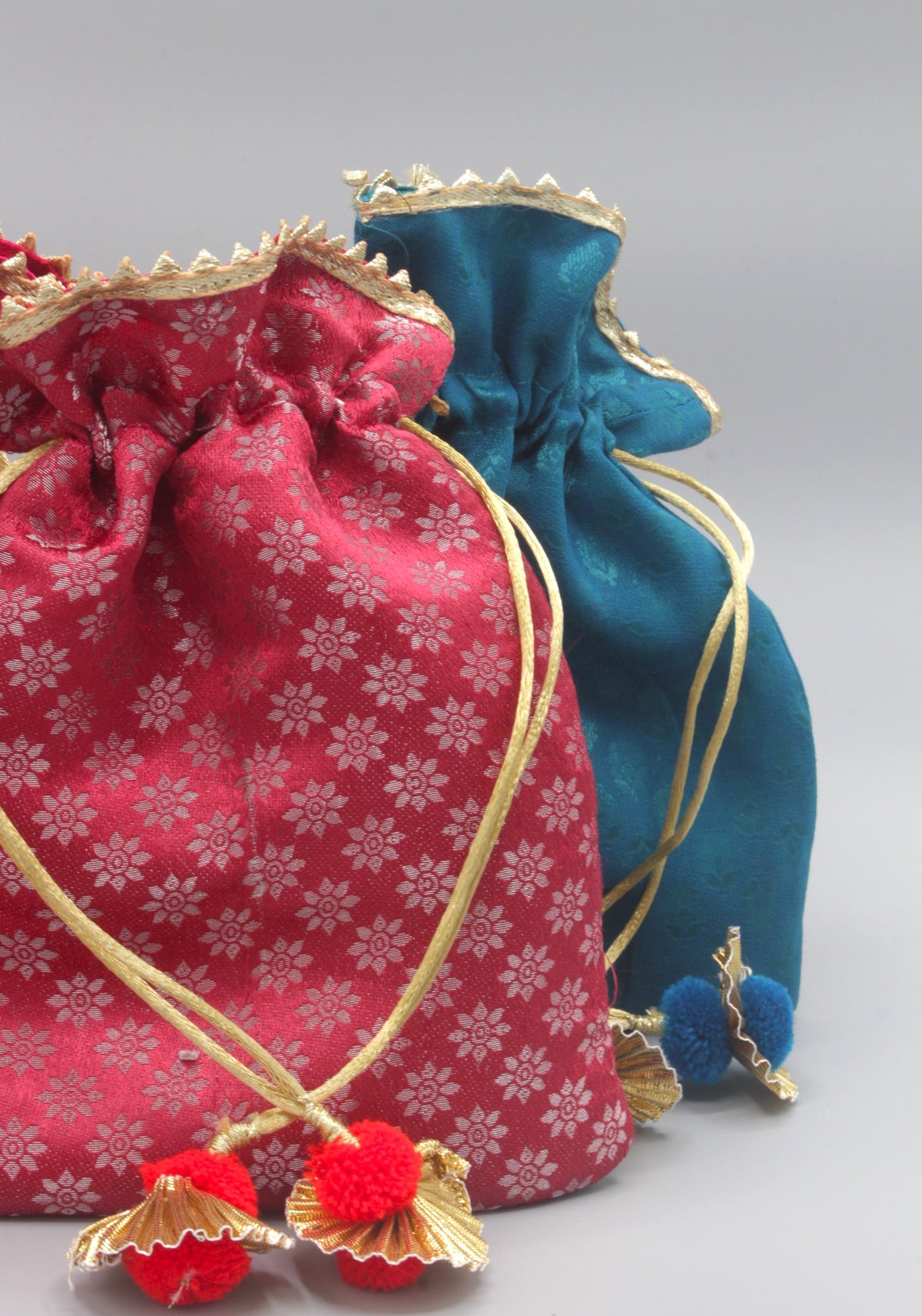 Brocade gift bags