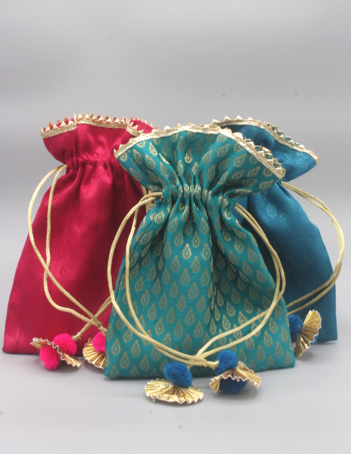 Brocade gift bags
