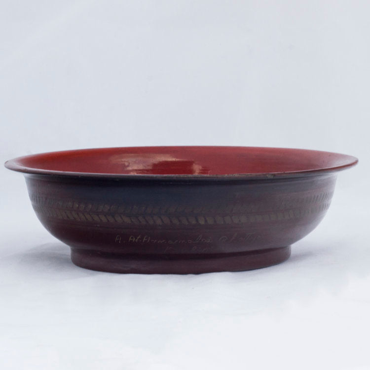 Hand painted lacquer bowl