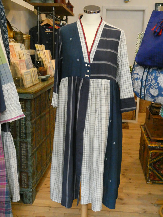 Khadi cotton coat dress