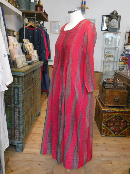 Pintuck shibori dye dress - Neeru Kumar