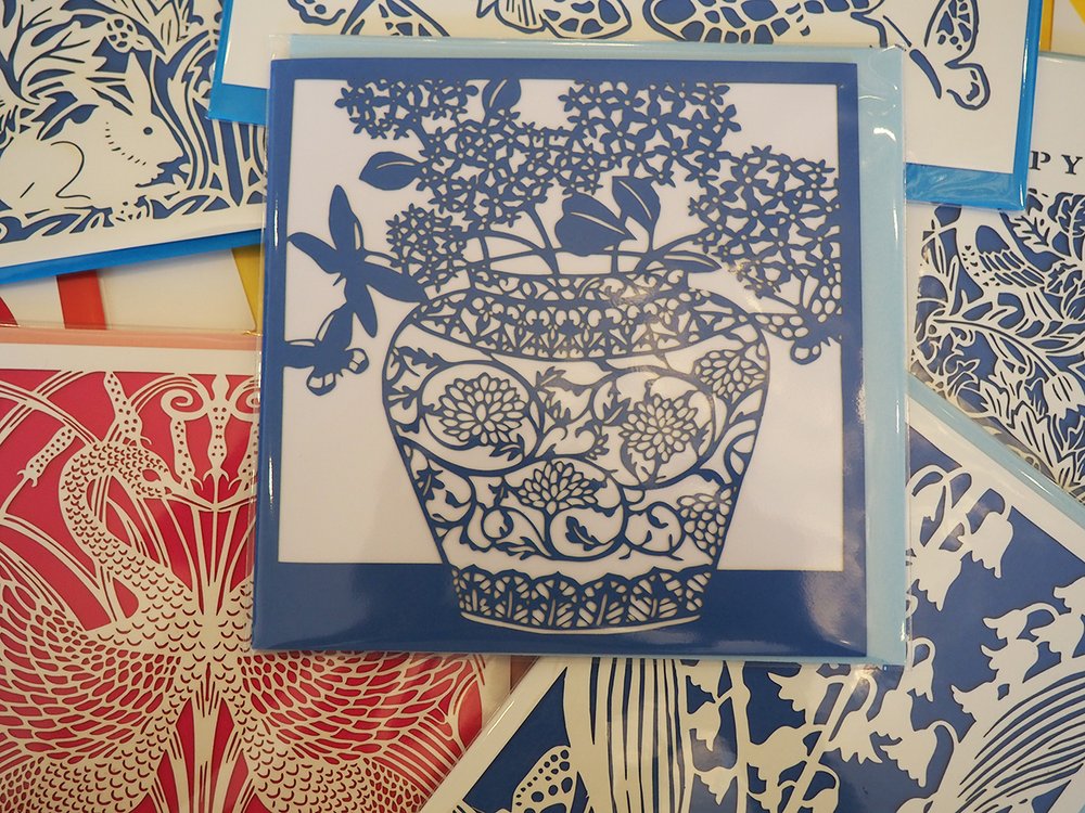Paper cut greetings cards