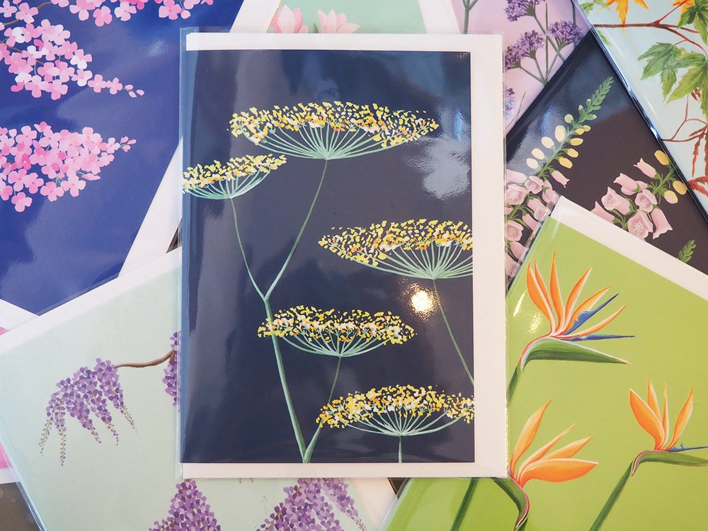 Stengun botanical greetings cards