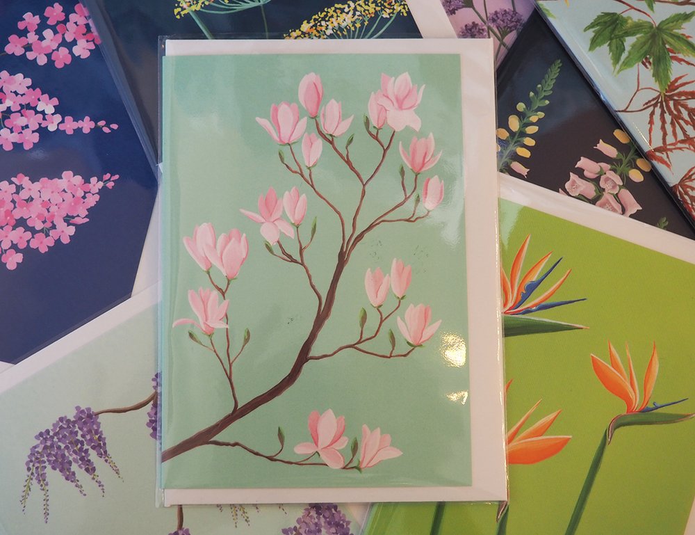 Stengun botanical greetings cards