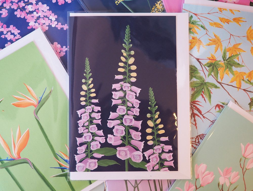 Stengun botanical greetings cards