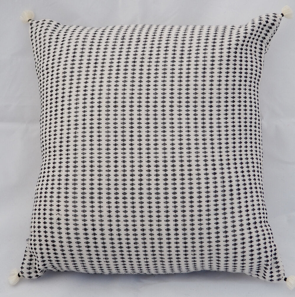 Injiri organic cotton handloom dotty cushion